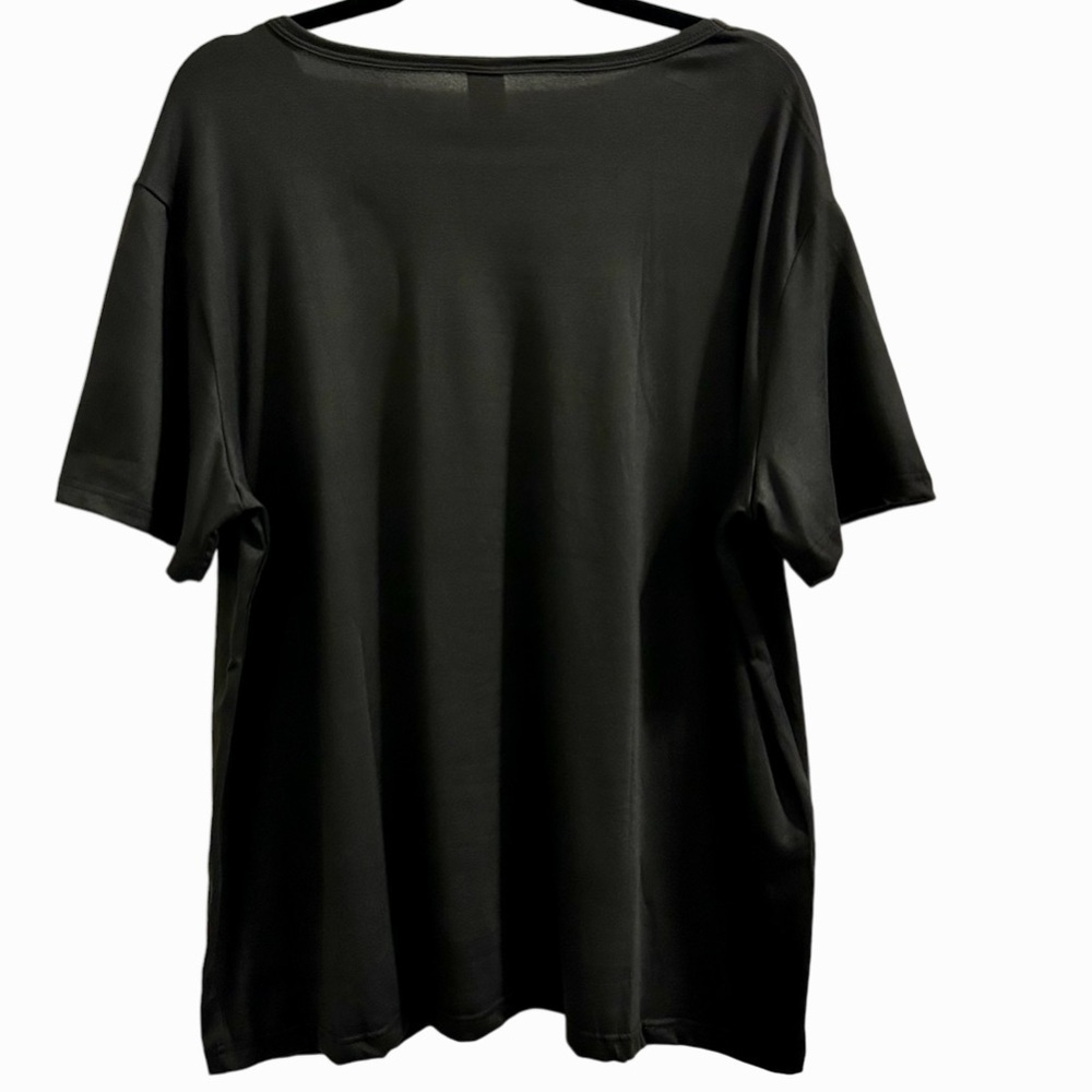 Queen graphic Black‎ & Silver shimmery T-shirt. New - Picture 3 of 8